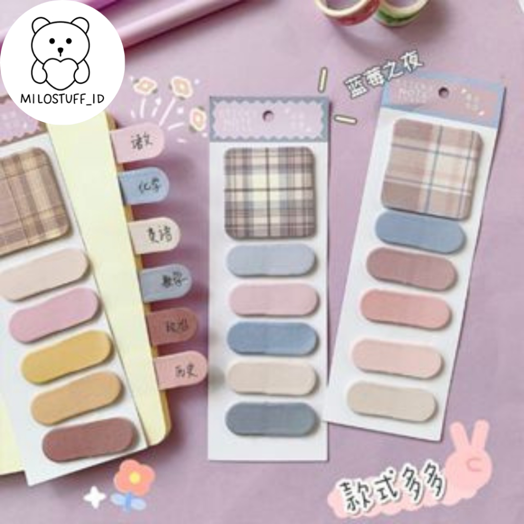 

[MILOSTUFF_ID] Sticky Notes Pattern Warna Gradasi Aesthetic--MS0237