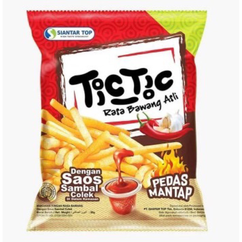 

Tic Tic Snack Crunchy Stik Bawang Saos Pedas 65g