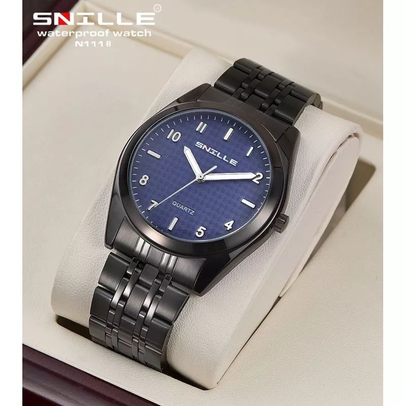 JAM TANGAN PRIA ORIGINAL TERLARIS /Jam Tangan Rantai SNILLE Tahan Air TERMURAH