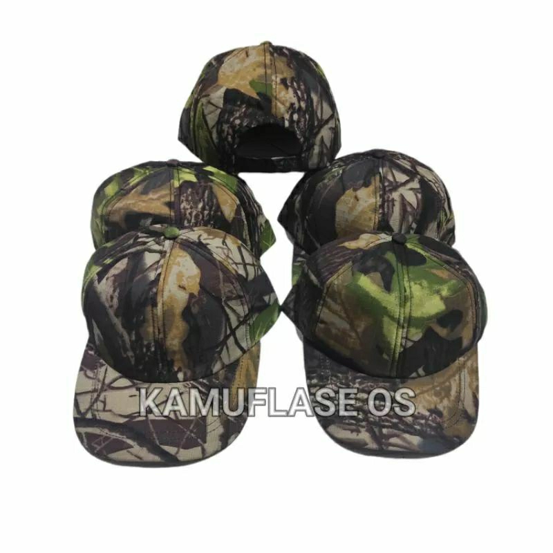 Topi Camo Sniper Kamuflase Topi menembak berburu Outdoor