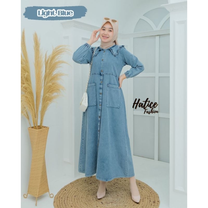 Dress Jeans Wash Ori By Hatice Fashion