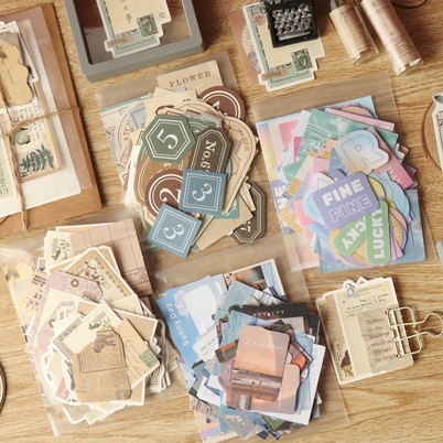 

HI487 Kertas 100 Lembar Tema Vintage Basic Untuk Scrapbook Memo