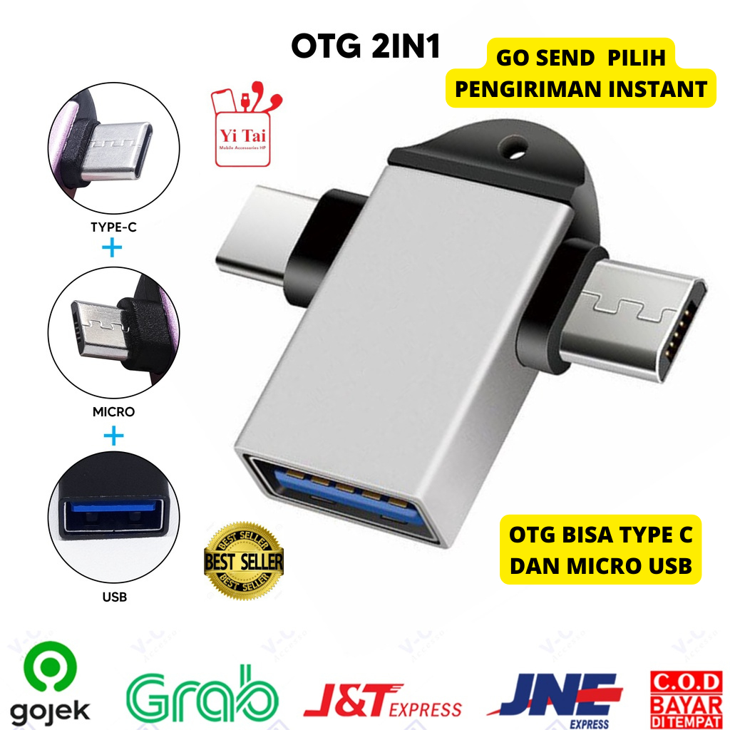 OTG 2IN1 YI TAI MICRO USB-TYPE C TRANSFER DATA USB 3.0 YT-22