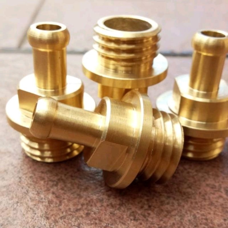 Tutup nepel oli hawa cnc kuningan full kalter kanan honda universall