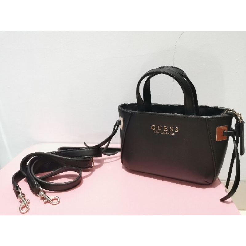 PRELOVED TAS GUESS BLACK KECIL