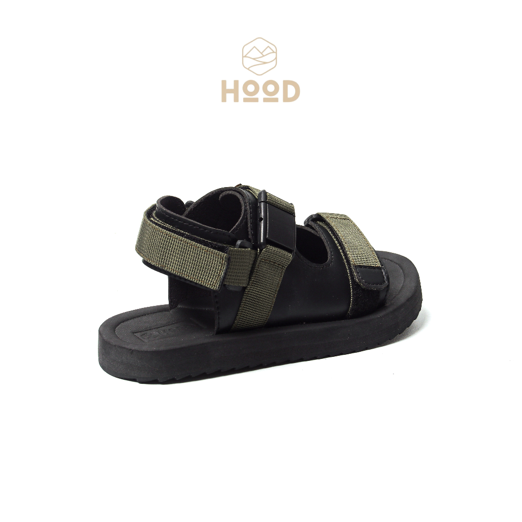 HOOD X HOODJAS Footwear - Sandal Gunung Traveling Anak Laki Laki Perempuan Unisex Hijau Army