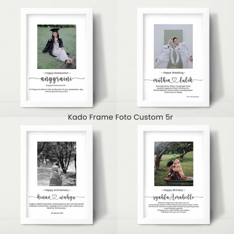 Kado Ulang tahun Kado Pernikahan Kado wisuda frame bunga kering, Gift Foto Aesthetic Murah, Kado Ulang Tahun Cewek Dan Cowok 1 Paket