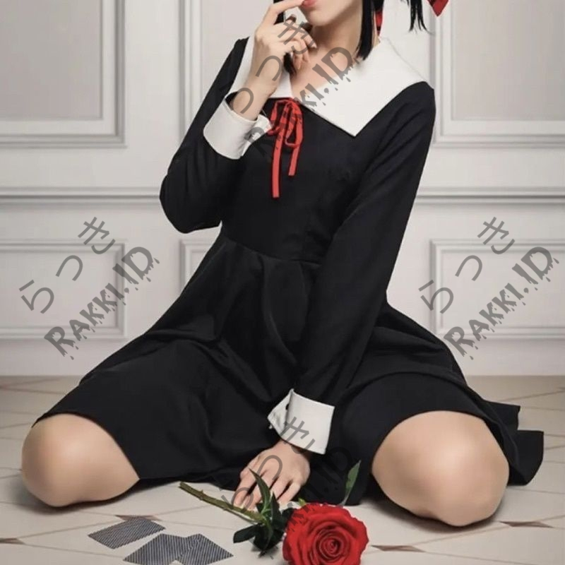 RK Kostum Kaguya-Sama Love Is War Shinomiya Kaguya Anime Cosplay Karakter Kartun