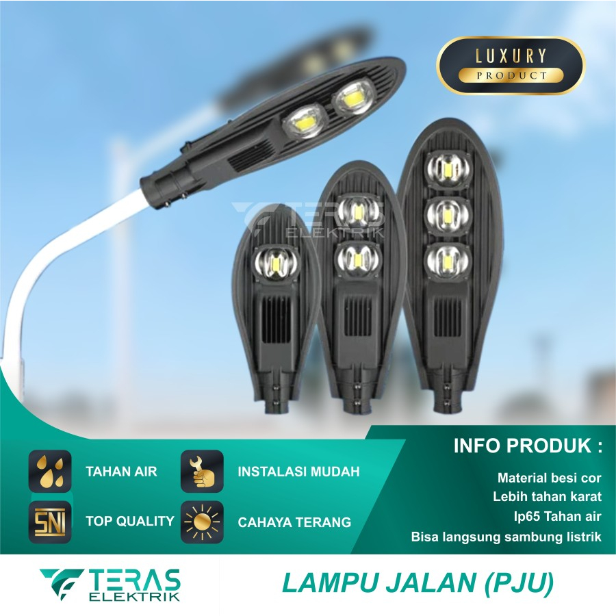 Lampu jalan LED PJU 50 W Lampu jalan 100 W lampu jalan LED 150 Watt