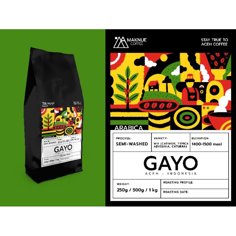

KOPI ACEH ARABIKA GAYO 1 Kg