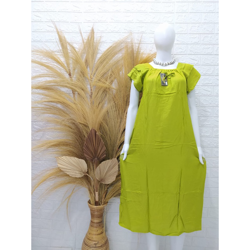 Daster Pita Tangan Susun Polos