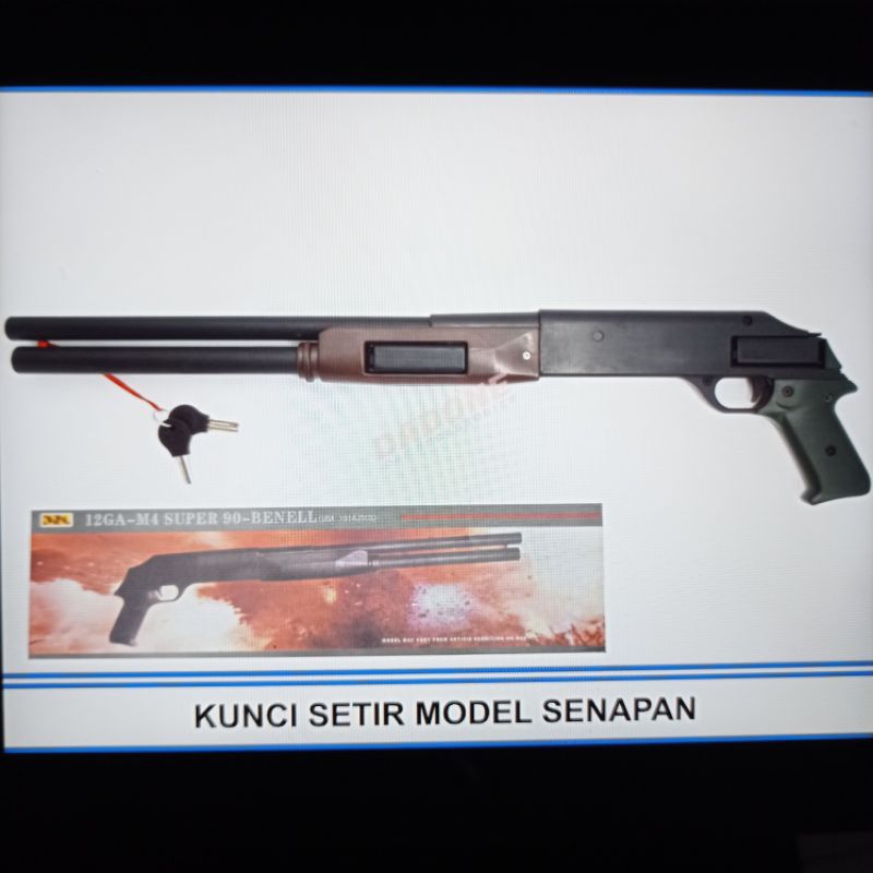 kunci stir setir mobil universal model senapan pistol