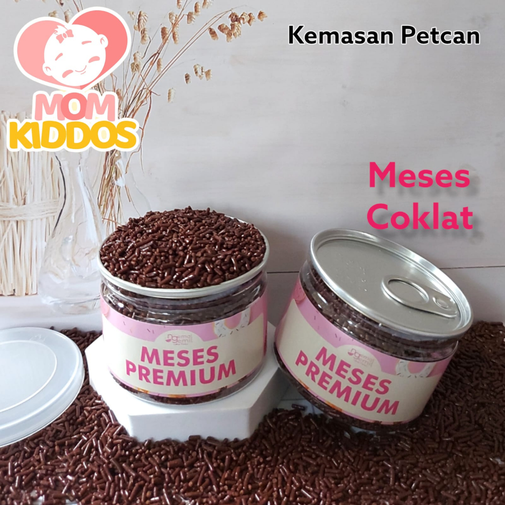 

Meses Cokelat - Sprinkle Topping Kue Premium (Kemasan PET CAN)