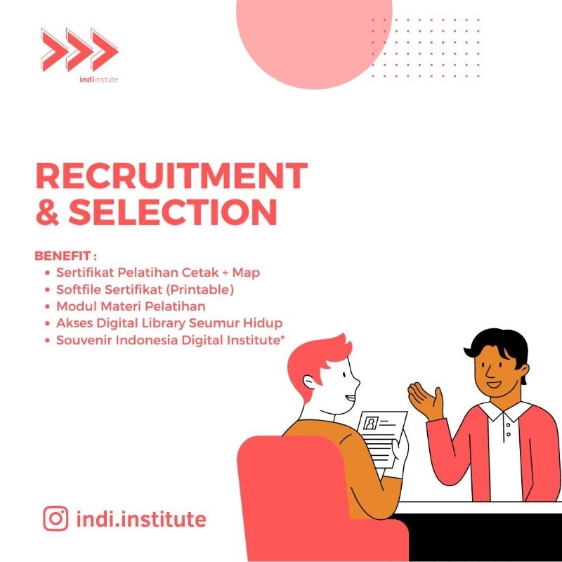 

SERTIFIKAT PELATIHAN RECRUITMENT & SELECTION
