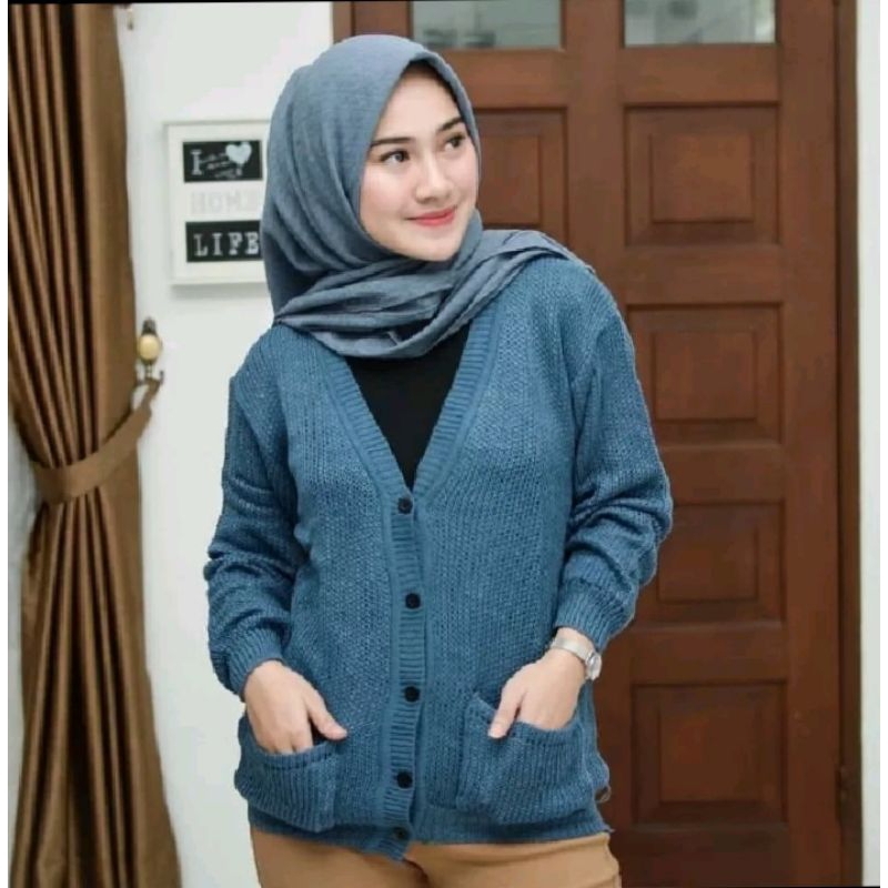 Merisa cardigan Rajut cardigan saku