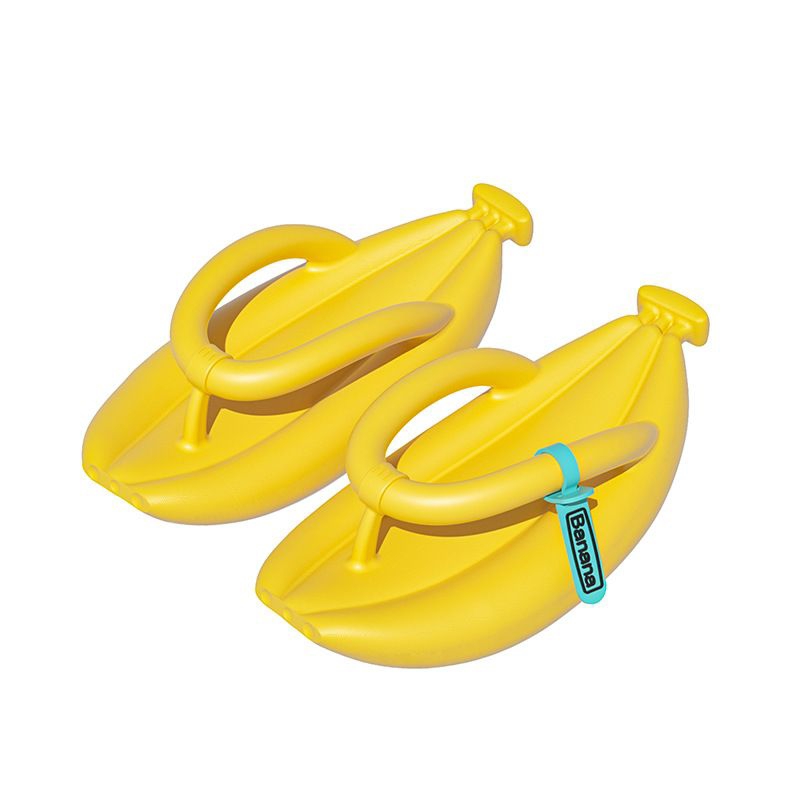 Banana Super Lembut Sandal MOVES Yeezy Slide Kanye Men's And Women's Casual Slippers Sandal Cowok Cewek