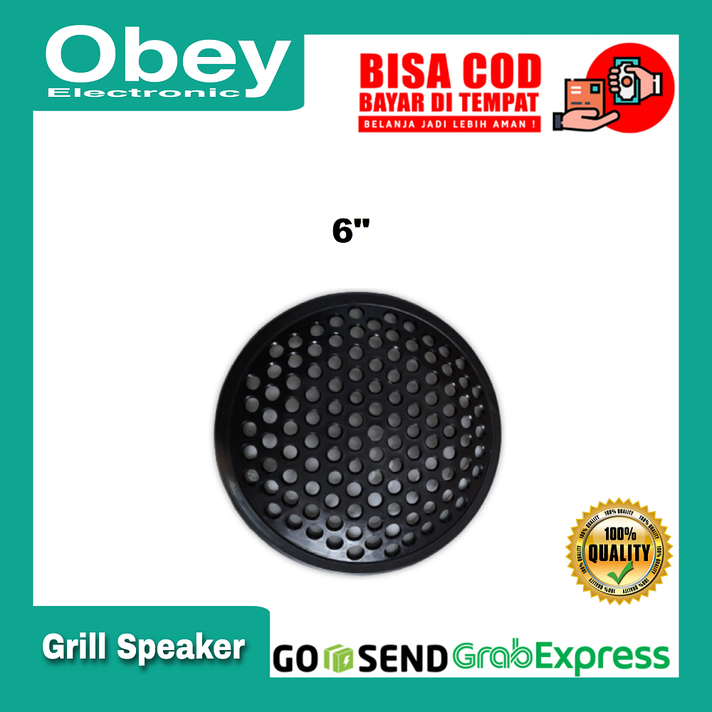 Ram Speaker Plastik / Grill Speaker Plastik Bulat