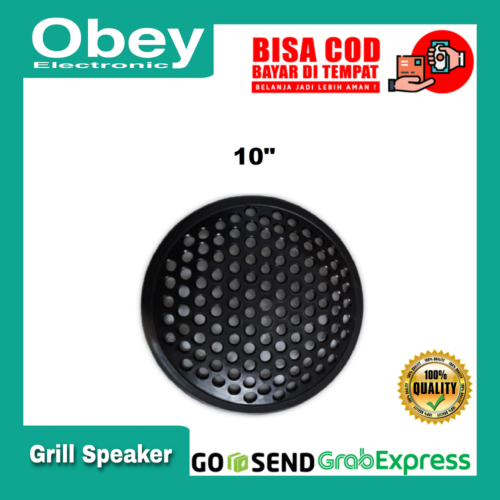 Ram Speaker Plastik / Grill Speaker Plastik Bulat