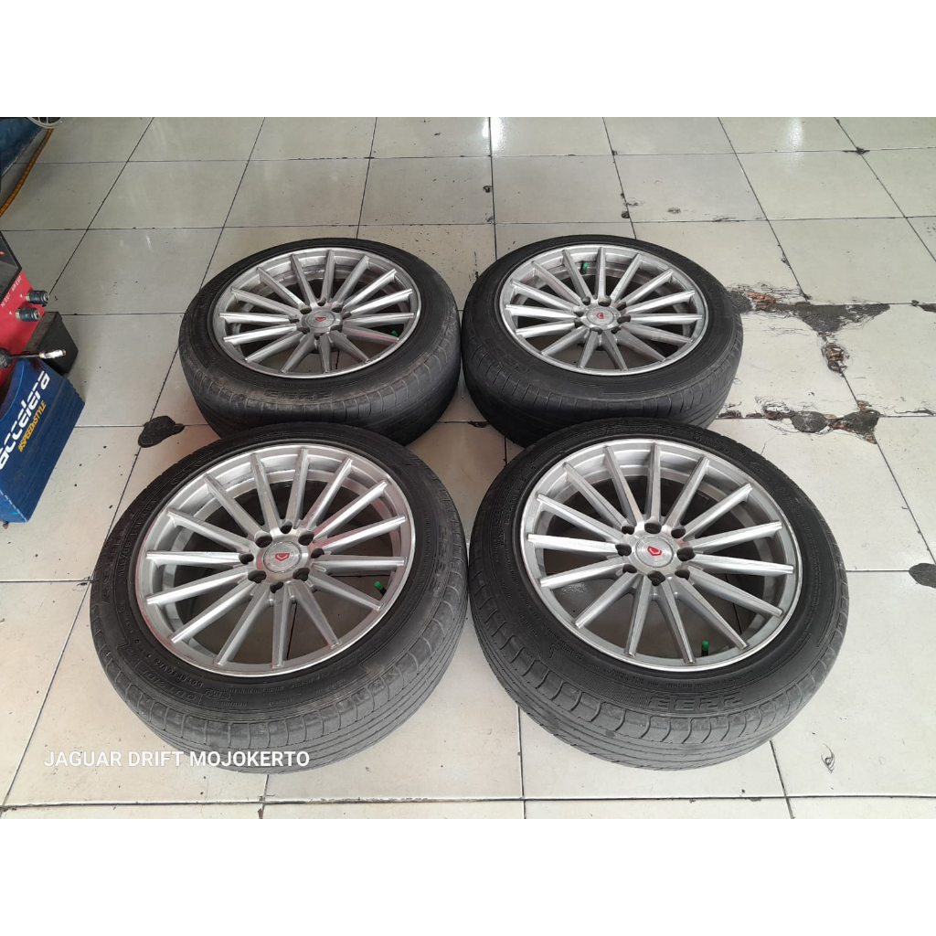 VELG BEKAS VOSSEN R16X7,5 LUBANG 4 PCD 4X100/4X114 ET35 +BAN 185 55 R16