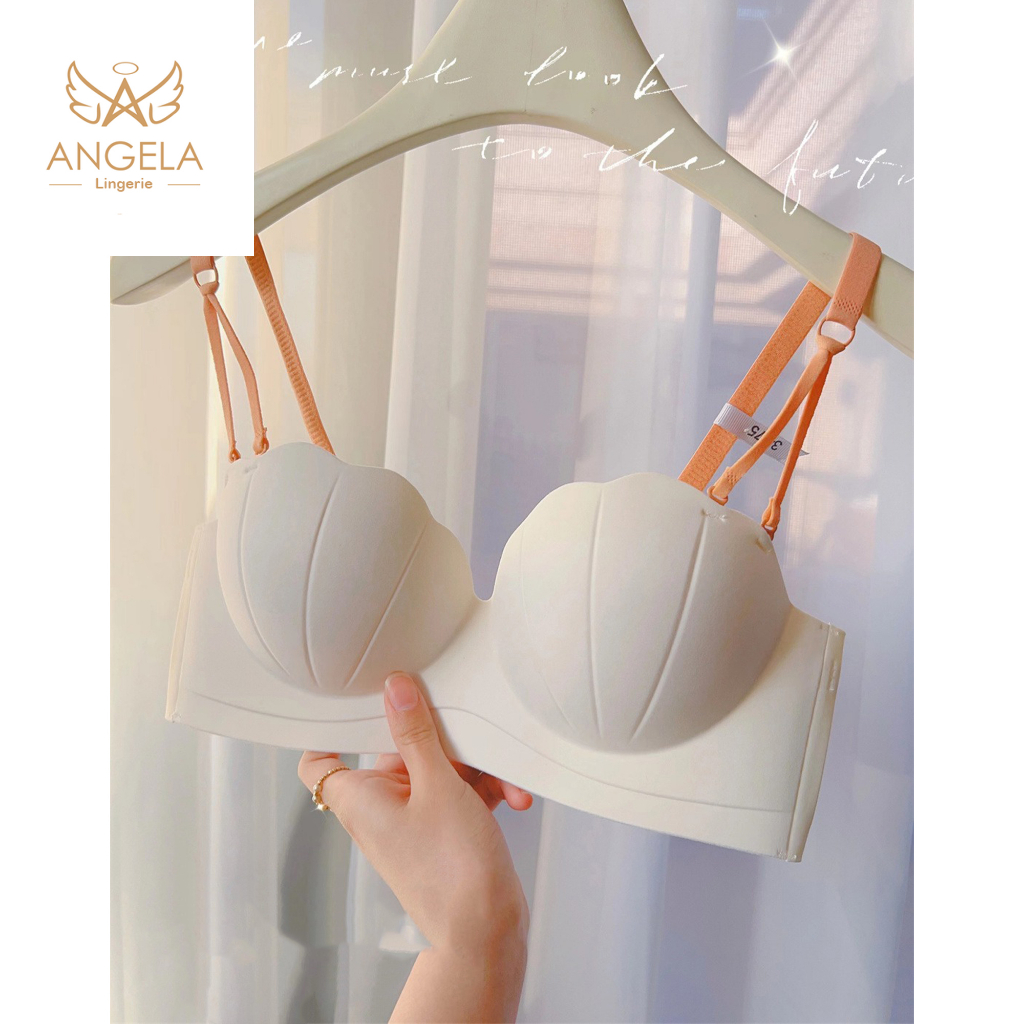 ANGELA PREMIUM JAPAN Bra BH Push Up Set Kawat Celana Dalam Wanita Bikini Sport Beha Lingerie Korea Fashion Bralette Remaja Perempuan Sexy Pakaian Dalam COD Renang Motif Cewek Pita Bunga Murah Pearl Tali Jumbo