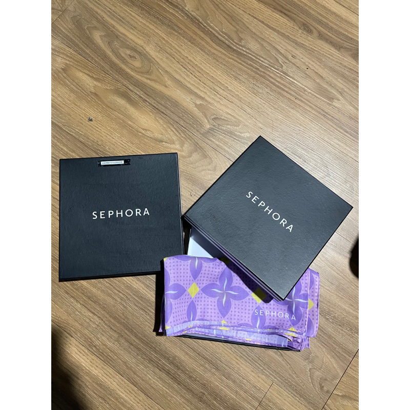 

gift box scarf sephora syal kotak kado original