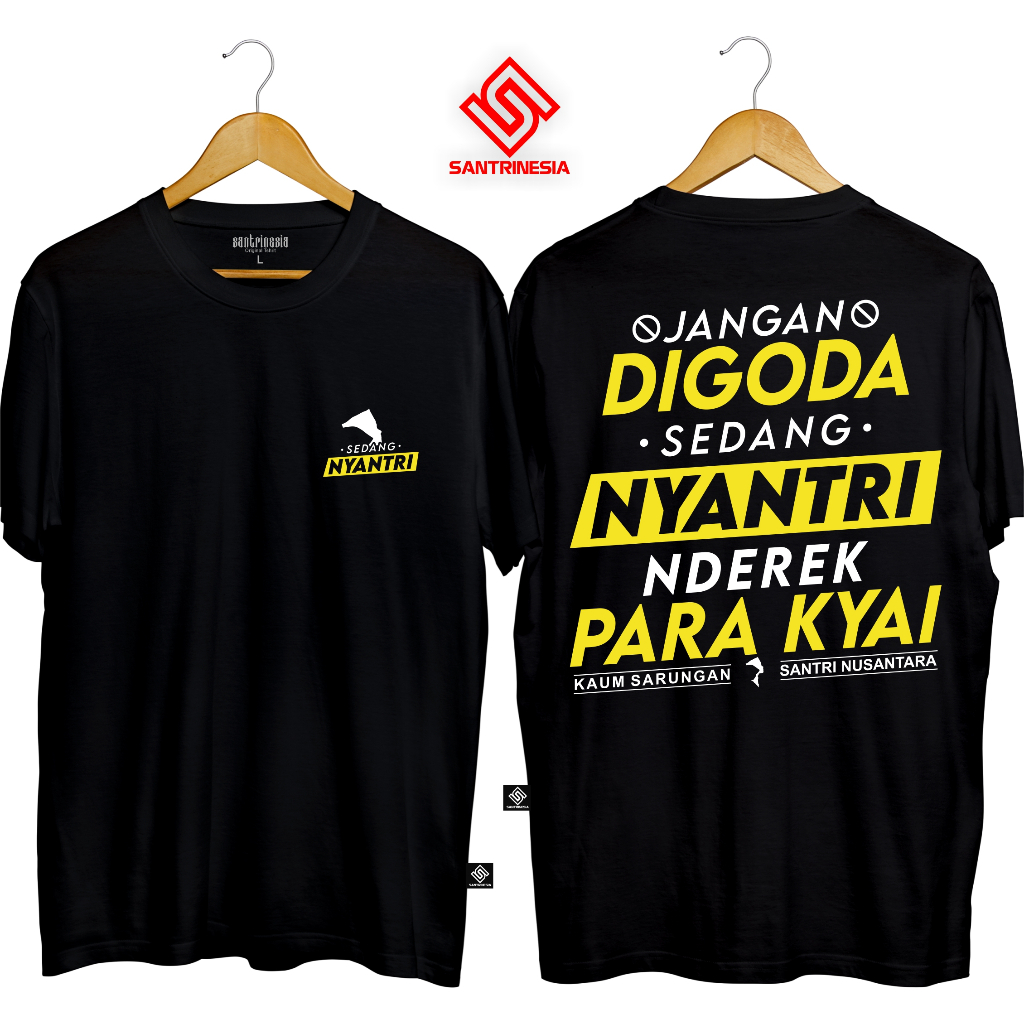 Santrinesia Kaos Santri Indonesia Kaum Sarungan Salafy Mondok NU Nyantri Keren
