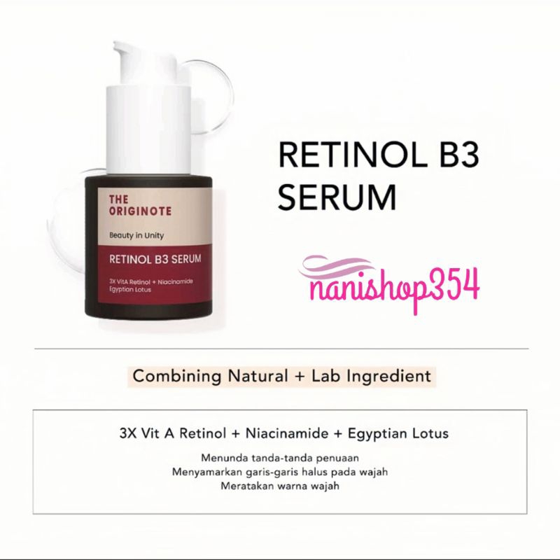 The Originote Retinol B3 Serum