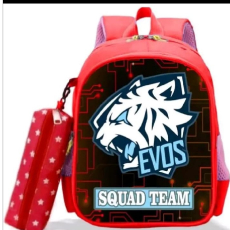 ransel sekolah evos free fire mobile legend, tas anak sekolah tk ff ml