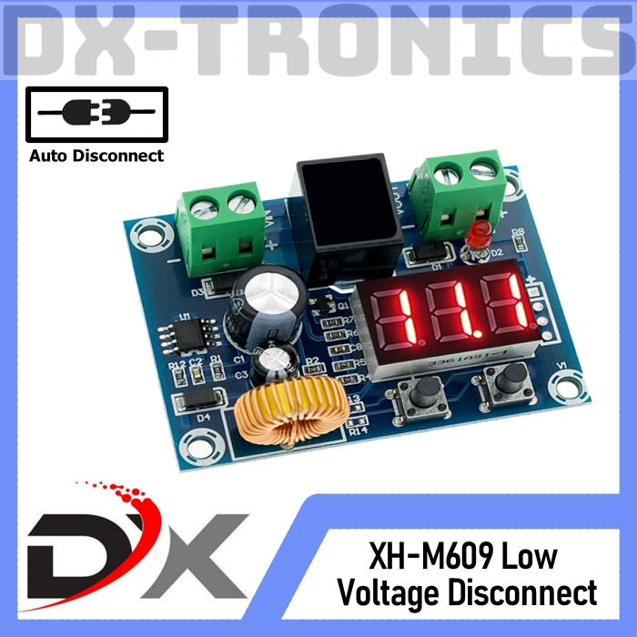 XH-M609 Low Voltage Disconnect LVD DC Battery Protection