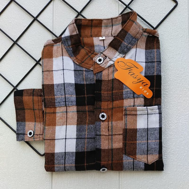 kemeja flannel anak / kemeja anak tangan panjang flanel