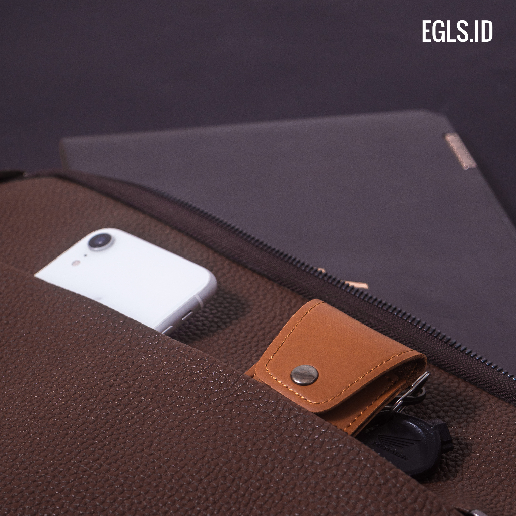 Tas Laptop Case Pria Wanita Bahan Kulit Premium Motif Jeruk Terbaru - EGLS.ID