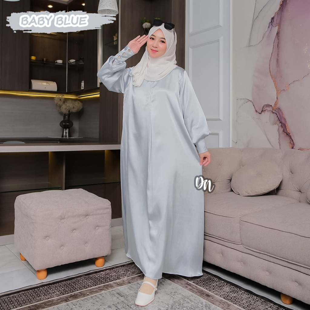 KARINA DRESS CARDENZA SILK SIMAR KILAP MEWAH GAMIS PESTA WANITA SYARI OOTD FASHION TERKINI