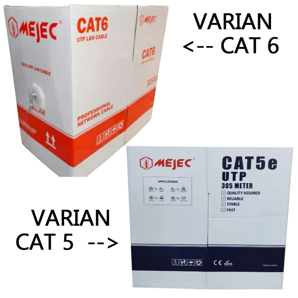 Kabel LAN UTP Indoor Mejec (varian)