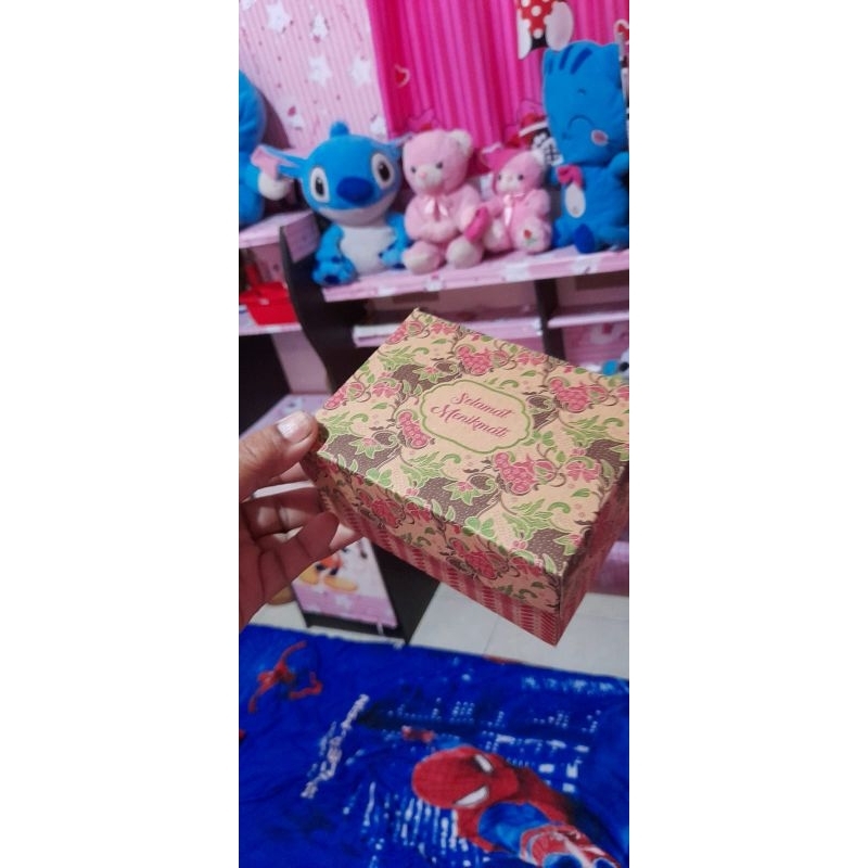 

Kardus Snack motif ukuran 14x10,5x7