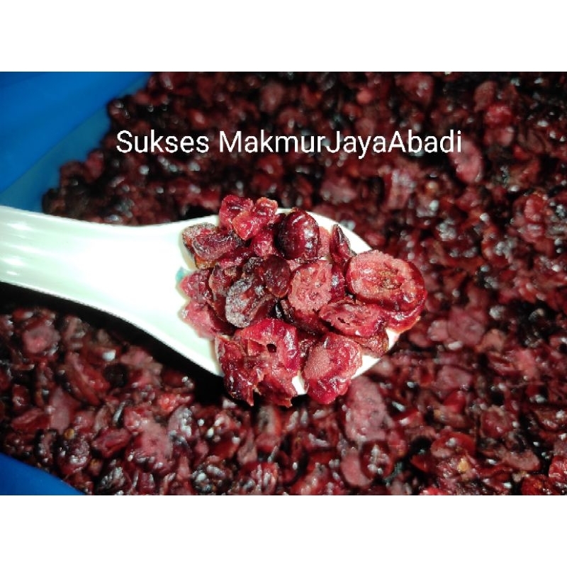 

Cranberry kering/dried cranberry kemasan repack. Kualitas TOP!