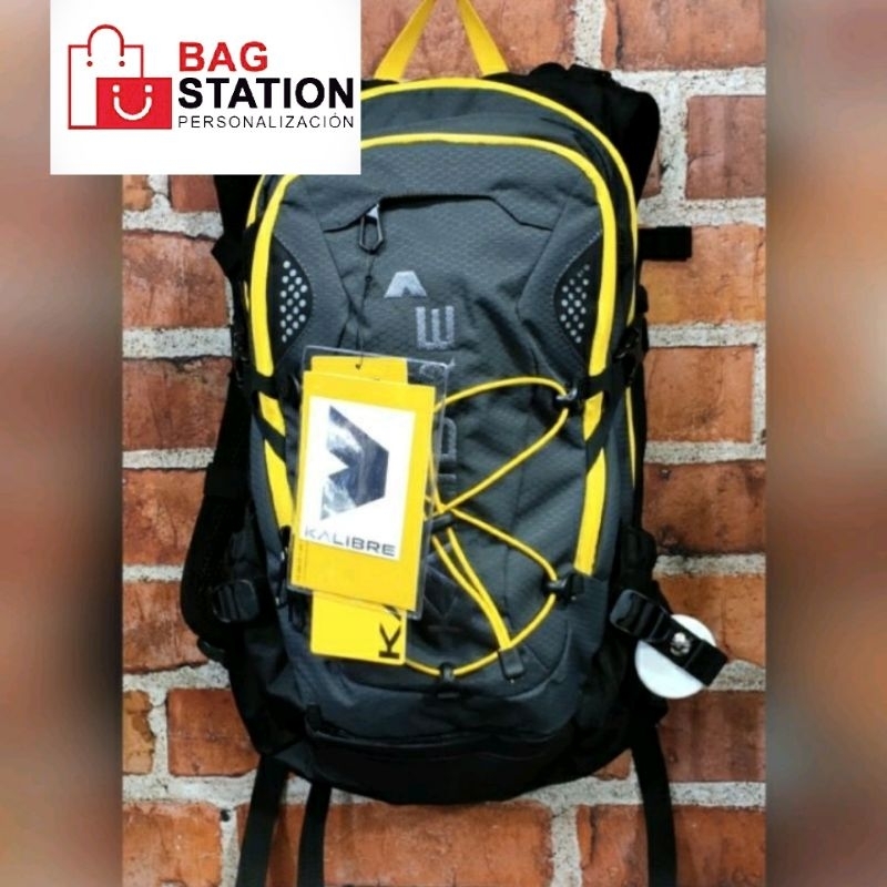 KALIBRE BACKPACK SPARKLES GREY YELLOW ORIGINAL TAS RANSEL KALIBRE SPARKLES ORIGINAL TAS SEPEDA TAS RIDING