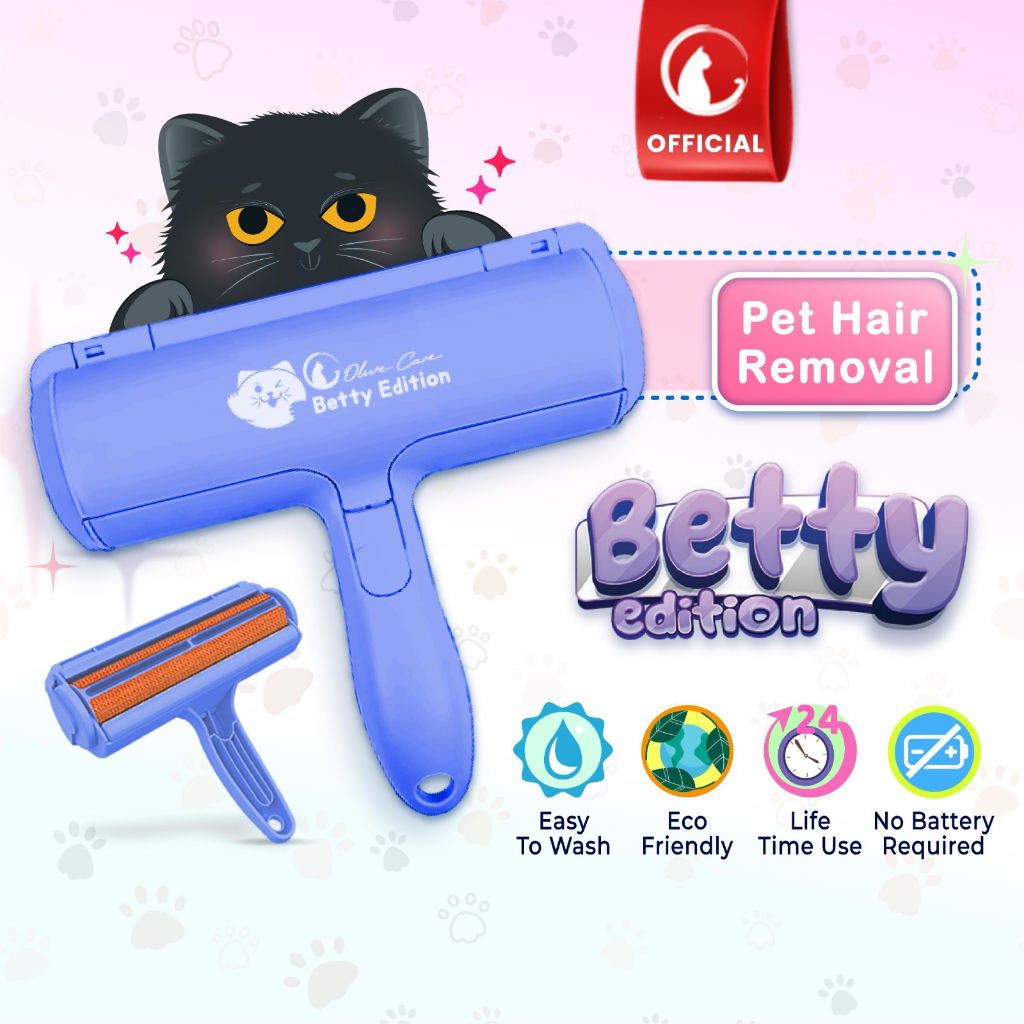 OLIVE CARE Pet Hair Removal ABBY BETTY Limited Editon - Pembersih Bulu Kucing/Anjing