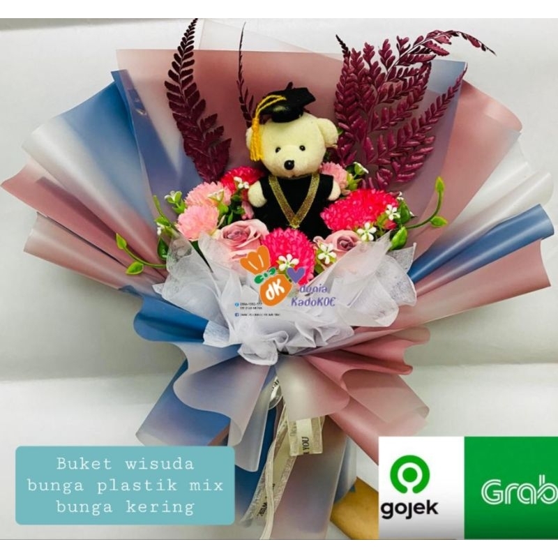 Ready stock boneka wisuda berbagai model ukuran, murah, grosir