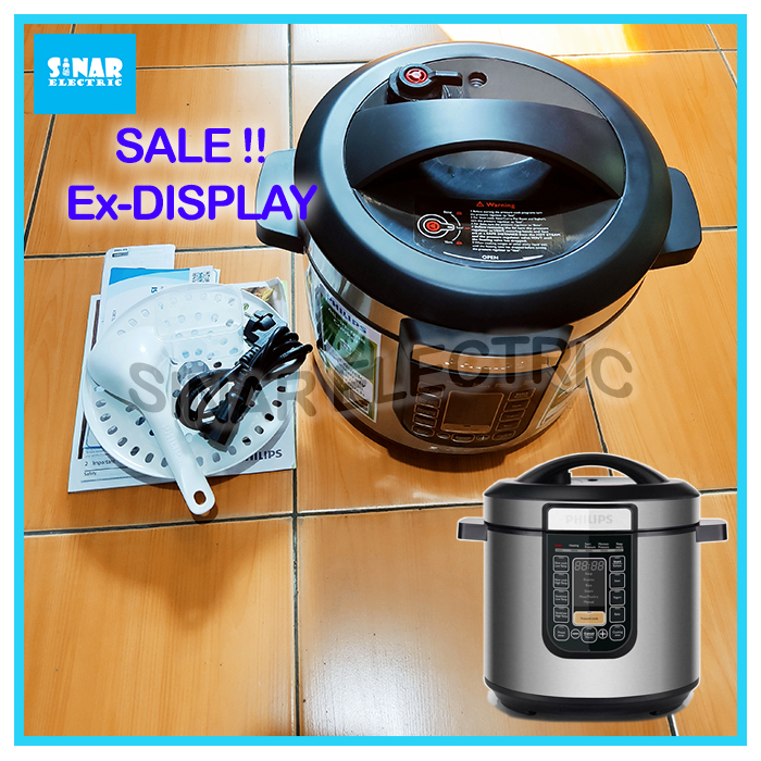 Philips Pressure Cooker HD2173 Elektrik Pressto Slow Cooker HD2173/30
