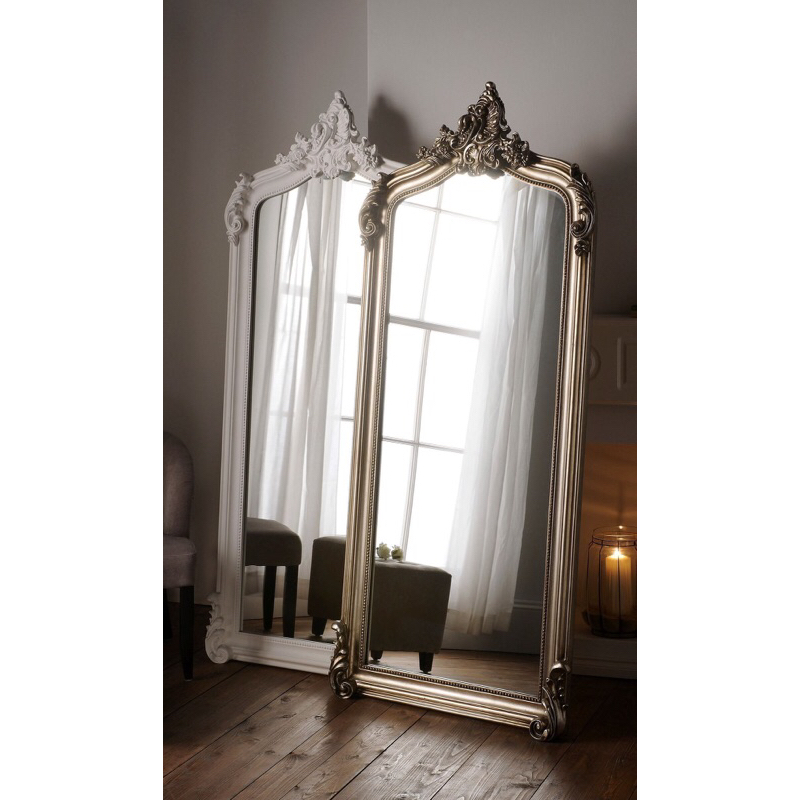 standing mirror full body 100x200 mahogani wood