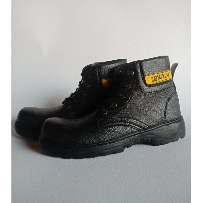 Sepatu safety boots, safety kerja proyeksafety anti slip seaptu ujung besi