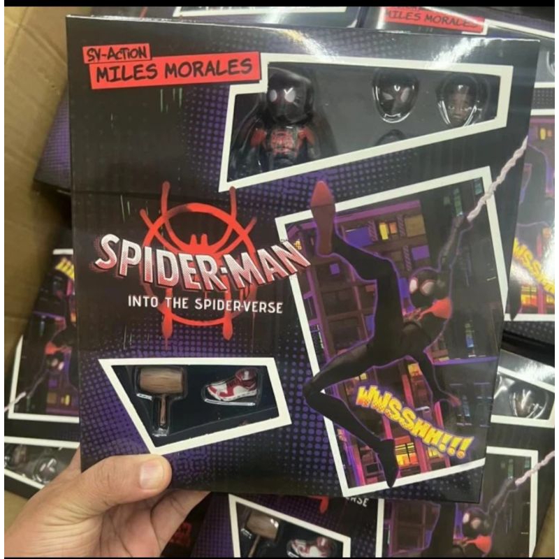 Sentinel miles morales Spiderman into the spider verse recast new misb