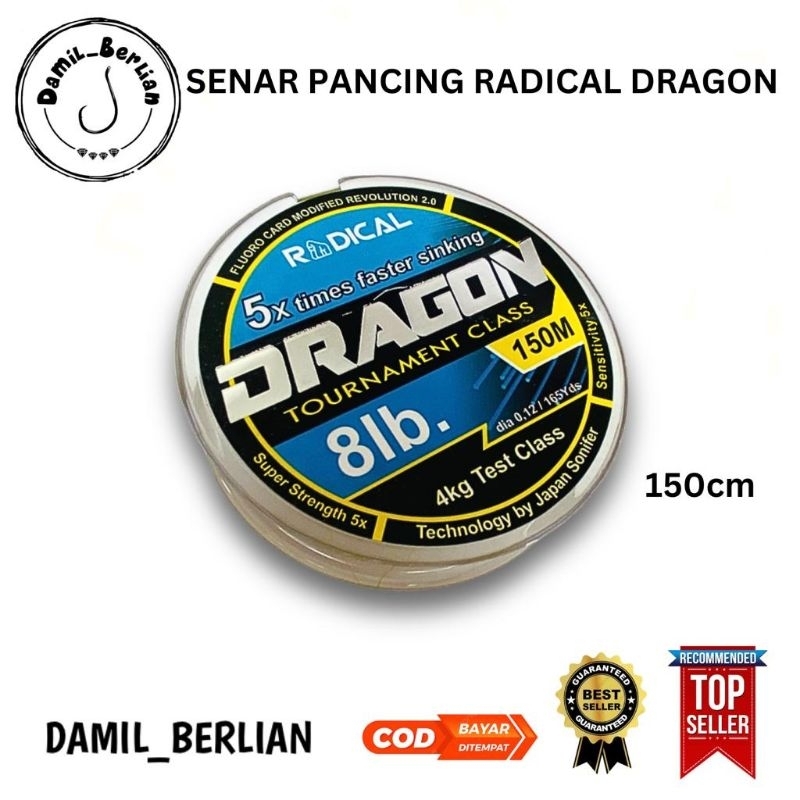 SENAR PANCING RADICAL DRAGON PANJANG 150CM GROSIR DAMIL_BERLIAN
