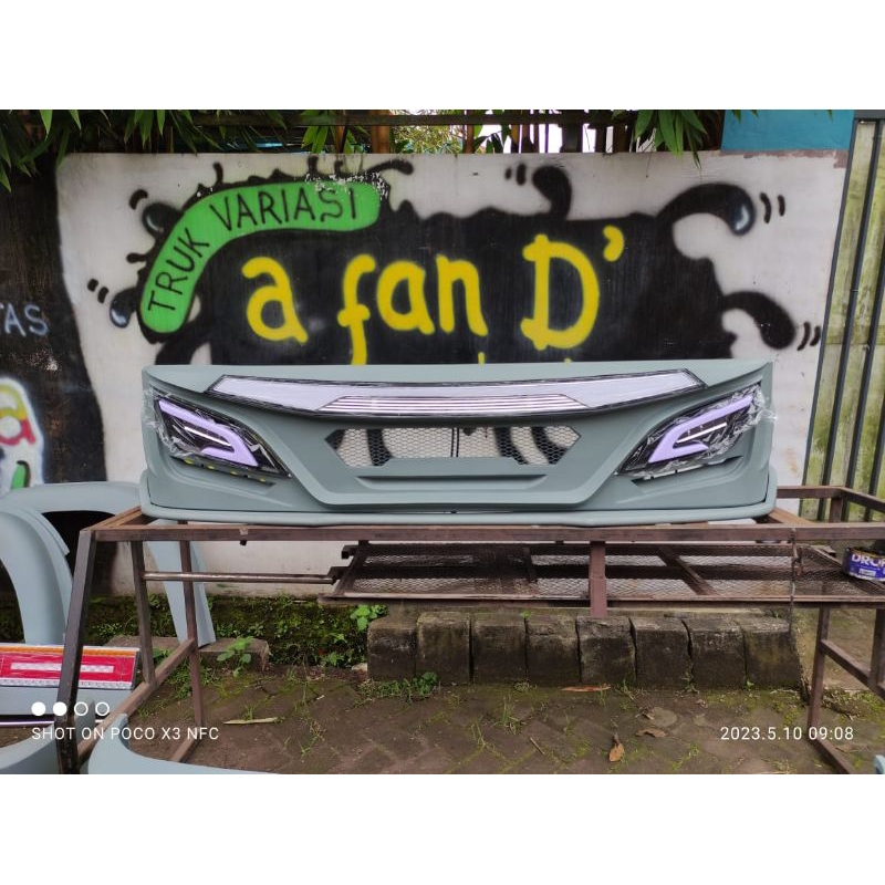 bemper variasi model patriot, hidrolis lampu