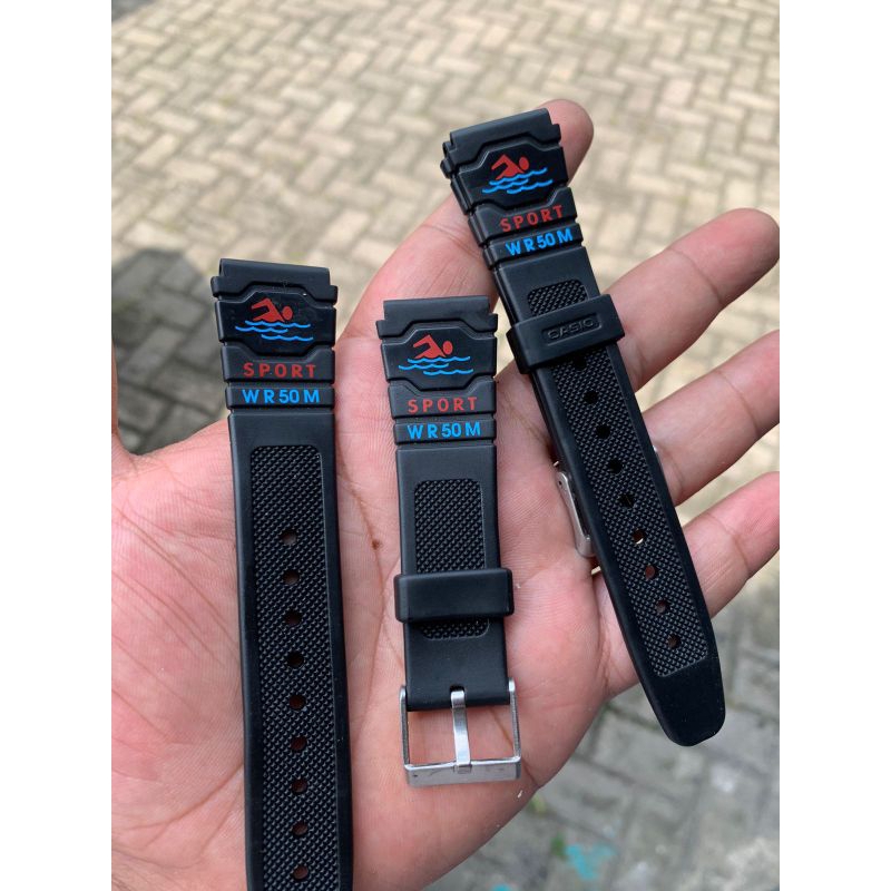 Strap tali jam tangan casio aftermarket Sport 20mm