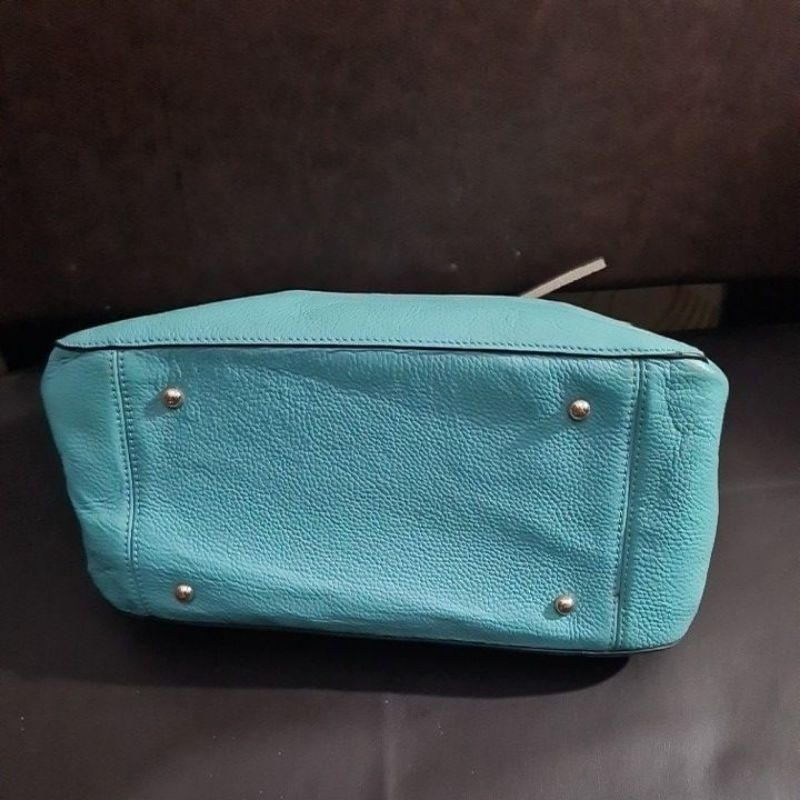 TAS KULIT ASLI CYAN AUTH