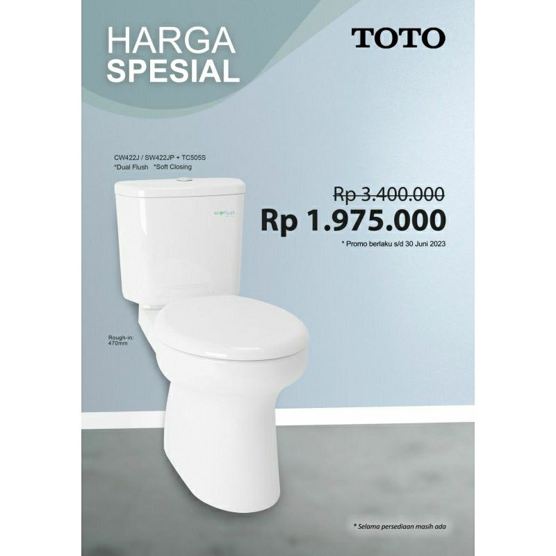 TOTO CW422J/SW422JP ECOFLUSH