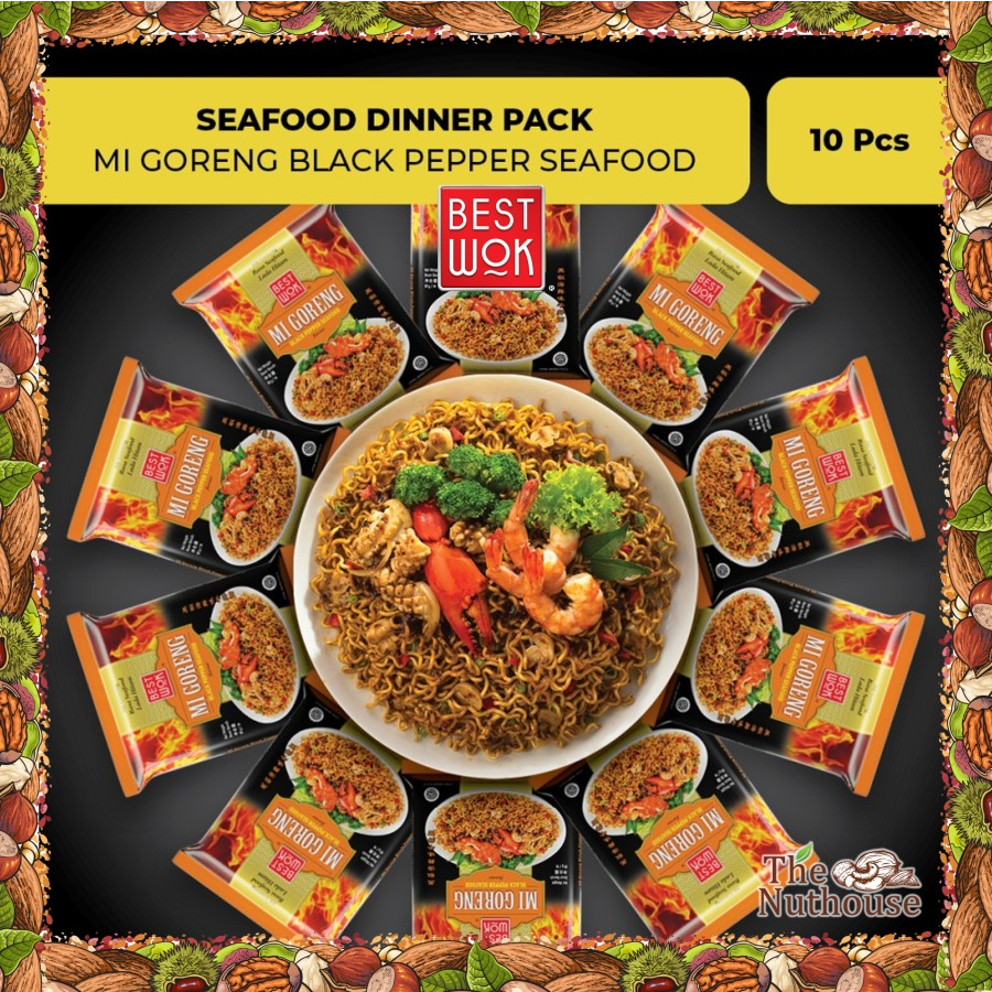 BEST WOK Mi Goreng Hot &amp; Spicy Twin Pack 10 pcs