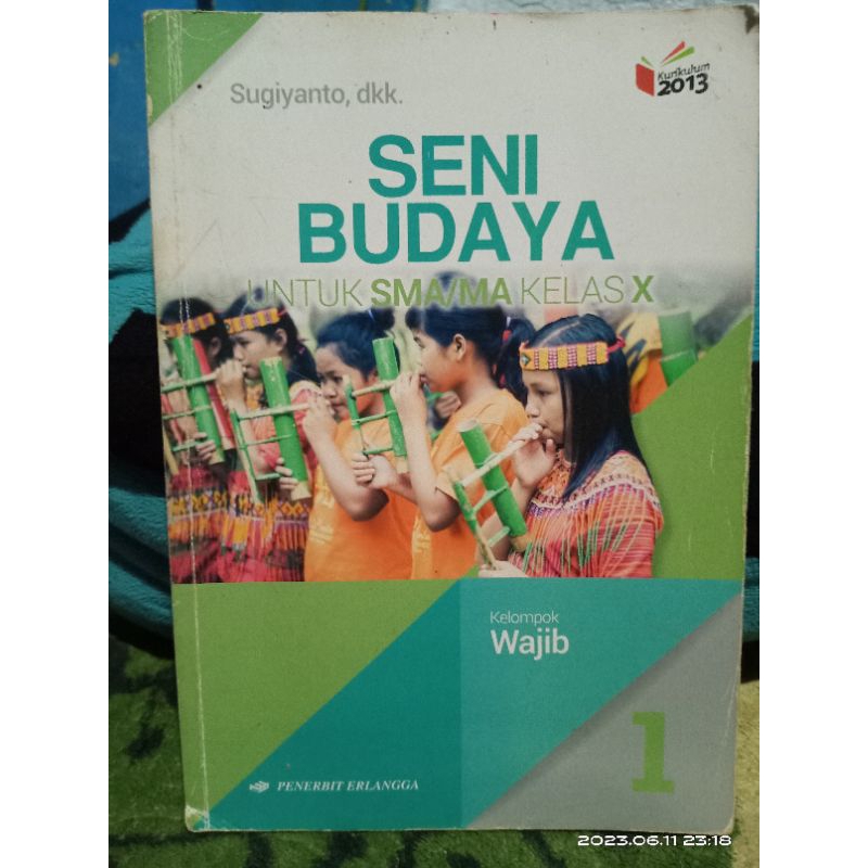 

buku seni budaya wajib SMA/MA kelas 10
