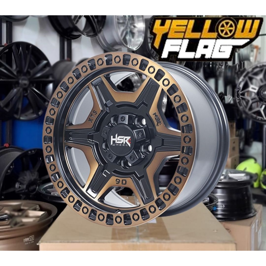 velg mobil Terrano ring 15x8 pcd 6x139,7 velg HSR XTS06 blazer Colorad